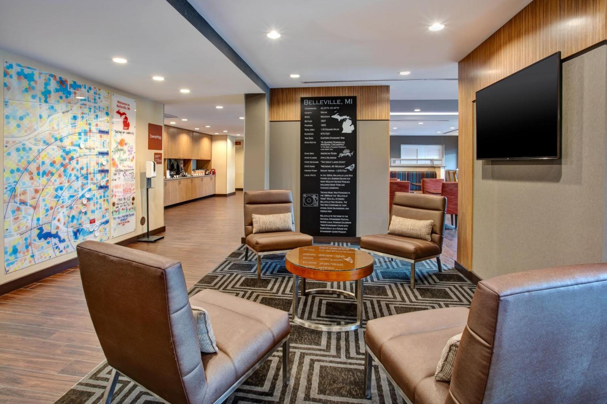 Towneplace Suites By Marriott Detroit Белвил Екстериор снимка